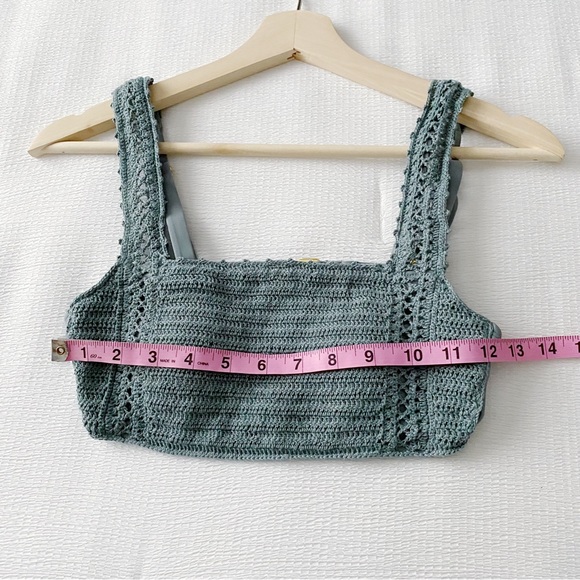 Crochet Padded Bra Top - Picture 2 of 5